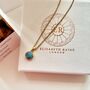 Turquoise 18ct Gold Plated Vermeil Silver Pendant Necklace, thumbnail 1 of 11