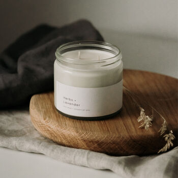 Herbs + Lavender Essential Oil Candle, 3 of 4