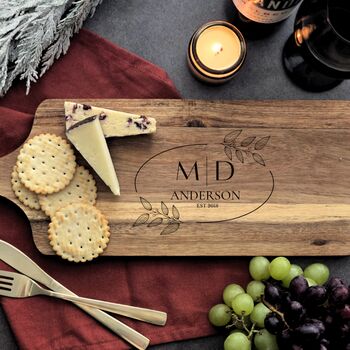 Personalised Acacia Serving And Chopping Board | Engraved, 5 of 8