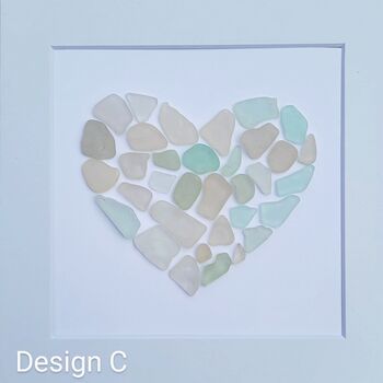Cornish Sea Glass Framed Heart, 4 of 6
