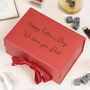 Personalised A5 Red Gift Box, thumbnail 1 of 8