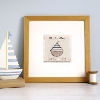 Personalised Sailing Boat Birthday Card For Any Age, 4 of 12