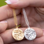Personalised Sterling Silver Aquarius Zodiac Necklace, thumbnail 1 of 9
