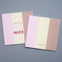 Neapolitan 'Nicer Than Ice Cream' Striped Card, thumbnail 2 of 2