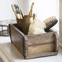 Mango Wood Storage Box Brick Mould Reclaimed, thumbnail 2 of 6