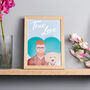 Personalised 'True Love' Dog And Owner Portrait Print, thumbnail 1 of 12