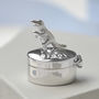 Sterling Silver Dinosaur First Tooth Box, thumbnail 2 of 7