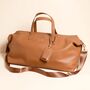 Personalised Initials Vegan Leather Weekend Holdall Bag, thumbnail 5 of 7