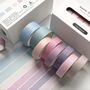 Colour Pattern Journal Washi Tape Set, thumbnail 2 of 8