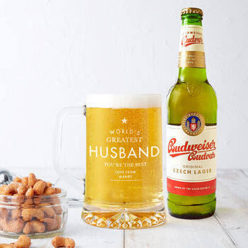 Personalised 'Worlds Greatest Husband' Beer Tankard, 2 of 4
