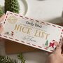Personalised Santa Nice List Christmas Certificate, thumbnail 1 of 4