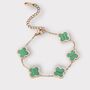 Adina Clover Bracelet Emerald, thumbnail 1 of 6