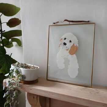 Personalised Pet Portrait Papercut, 6 of 10