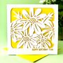 Personalised April Daisy Birth Flower Card, thumbnail 5 of 5