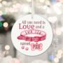Personalised Dog Lover Breed And Name Keepsake Ornament, thumbnail 3 of 3