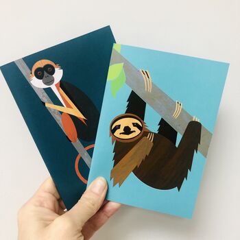 Sloth A6 Recycled Paper Notebook, 3 of 7