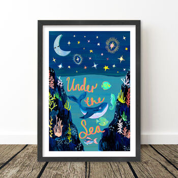 Under The Sea Nursery Print, 9 of 10