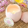 Easter Gifts Cracked Egg Easter Scented Candle, thumbnail 5 of 9