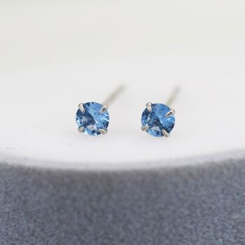 Sterling Silver December Birthstone Earrings, 6 of 12