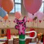 Set Of Six Angel Pink Candy Floss Cup With Straw And Topp, thumbnail 6 of 7