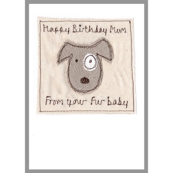 Personalised Dog Birthday Card For Her, 2 of 12