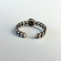 Sterling Silver Circle Detail Adjustable Ring, thumbnail 3 of 4