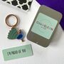 Positive Message Friendship Keyring Gift, thumbnail 3 of 12