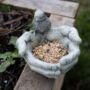 Garden Bird Feeder Decorative Stone Bath Novelty Hands, thumbnail 9 of 10