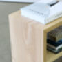 Solid Wood Bedside Cabinet With Shelf, thumbnail 7 of 8