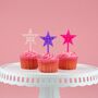 Lego Compatible Pink And Purple Cupcake Stars, thumbnail 1 of 4