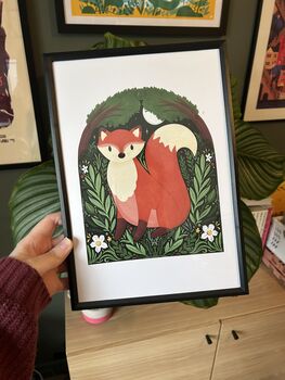 A4 Night Fox Print, 2 of 2