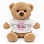 Personalised Kid's Football Shirt Teddy Bear, thumbnail 4 of 4
