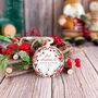 Personalised First Christmas As Auntie And Uncle Ornament, thumbnail 3 of 7