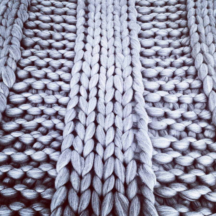 giant blanket knitting kit 40' x 60' by wool couture