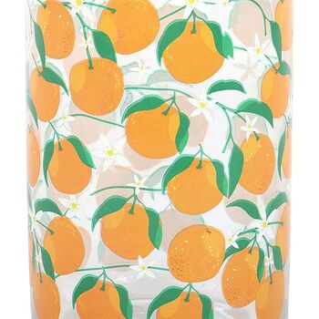 Orange Print Can Glass, 2 of 2