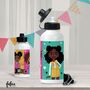 Black Girl Magic Aluminium Water Bottle | Fefus Design, thumbnail 3 of 5