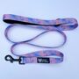 Pink Palm Tree Girl Strong Padded Dog Puppy Lead, thumbnail 1 of 6
