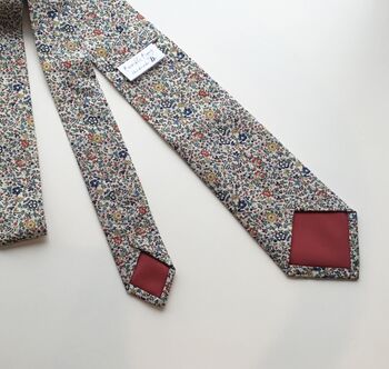 Liberty Tie/Pocket Square/Cuff Link In Floral Print, 2 of 5