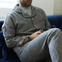 Personalised Men’s Heritage Jacquard Pyjama Set – Pure Cotton, thumbnail 1 of 12