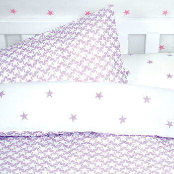 Stars And Stardust Bed Linen Set, 3 of 4