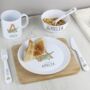 Personalised Animal Alphabet Melamine Plate, thumbnail 1 of 6