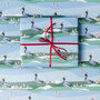 Christmas Duck Family Wrapping Paper, thumbnail 1 of 1
