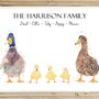 Personalised Duck Family Print, thumbnail 4 of 4