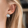 Textured Knot Stud Earrings, thumbnail 3 of 3