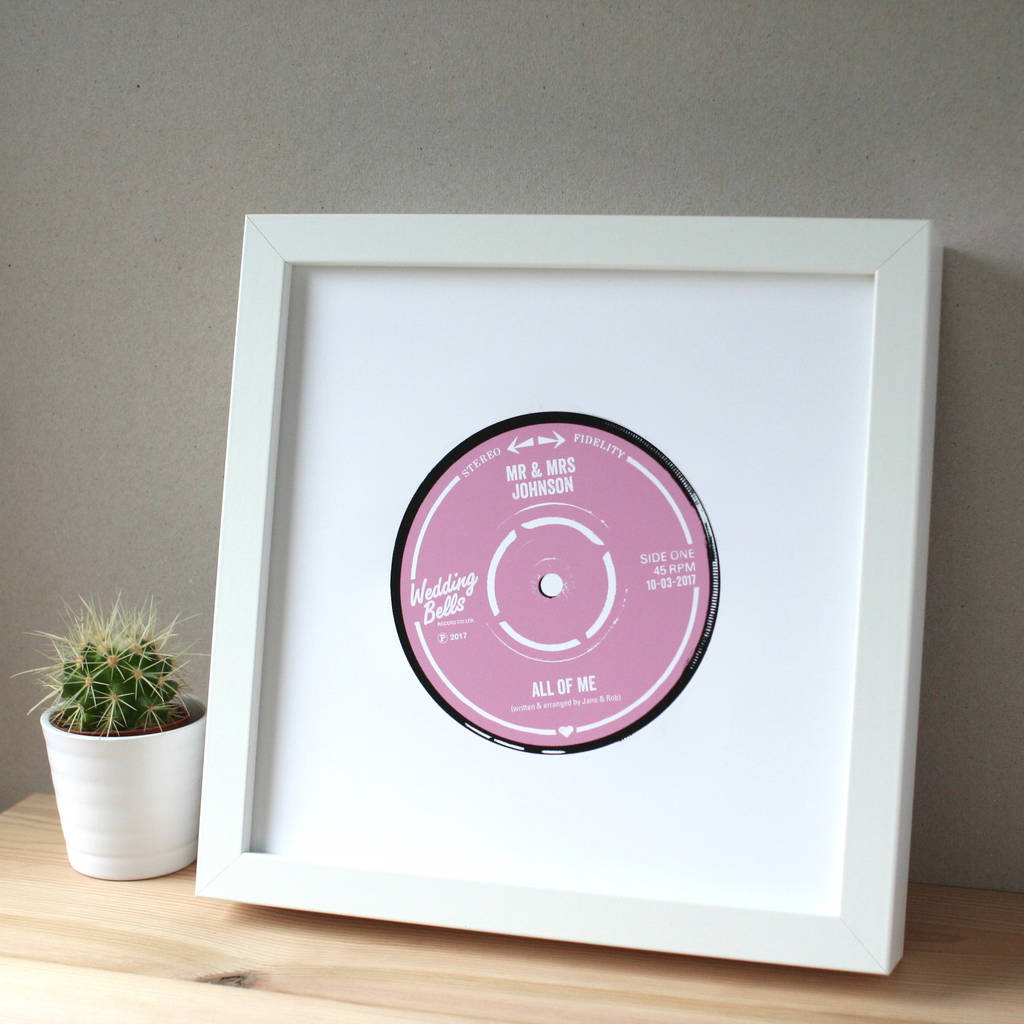 Personalised Wedding Record Label Print, 1 of 7