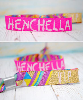 Festival Hen Party Wristband Favours, 3 of 9