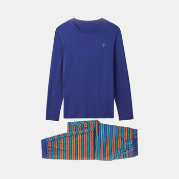 Men's 'Orange Squash' Bamboo Pyjama Set, 3 of 5