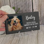 Pet Memorial Photo Slate Plaque On Stand, thumbnail 2 of 3