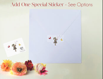 Valentine's Butterfly Love You To The Moon Card, 9 of 12