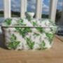 Lidded Butterdish In Lily Of The Valley Chintz Design, thumbnail 1 of 8